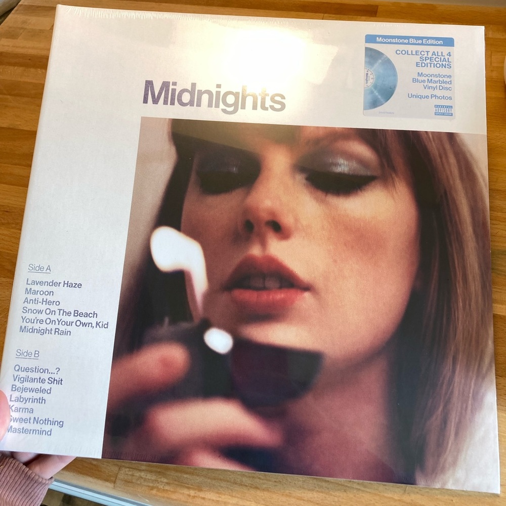 Unsigned Taylor Swift Midnights Moonstone Vinyl SEALED